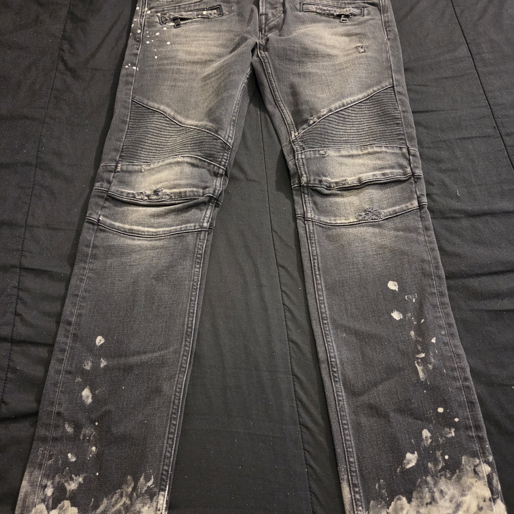 Hudson Jeans Black Skinny Distressed